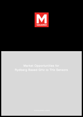 Download the full-sized PDF of Market Opportunities for Rydberg Based GHz to THz Sensors