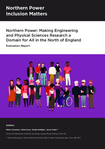 Download the full-sized PDF of Evaluation of Inclusion Matters - Northern Power: Making Engineering and Physical Sciences Research a Domain for All in the North of England: End of Programme Report 