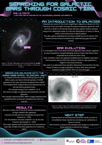 Download the full-sized PDF of Searching for galactic bars through cosmic time [image]