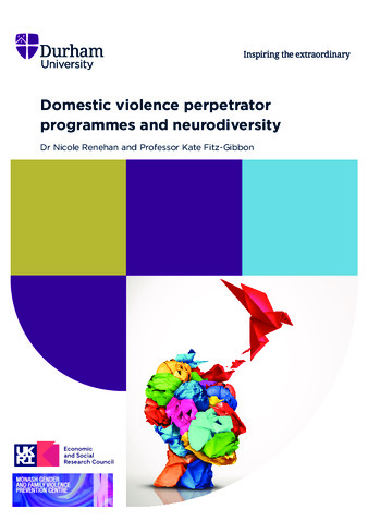 Download the full-sized PDF of Domestic Violence Perpetrator Programmes and Neurodiversity